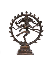 Load image into Gallery viewer, Nataraj Murti - Lord Shiva (darker patina)
