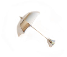 Load image into Gallery viewer, Silver Plated Ceremonial Umbrella
