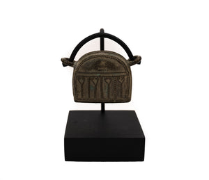 Metal Bell with Stand - Heart Shaped Engraving